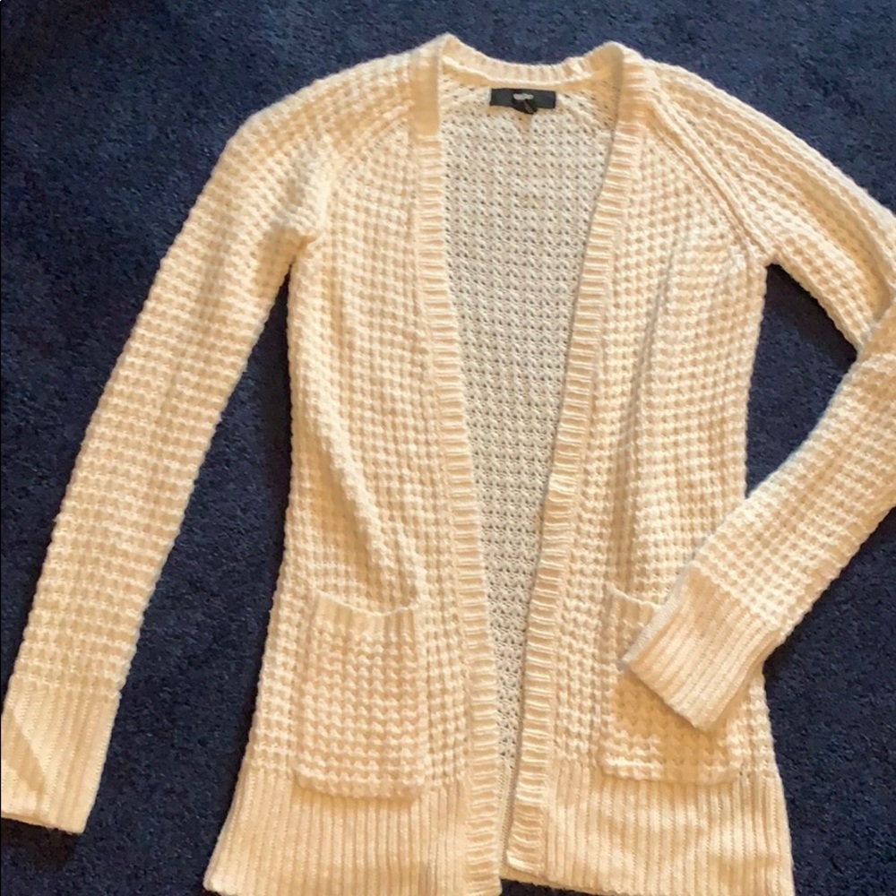 Cream cardigan